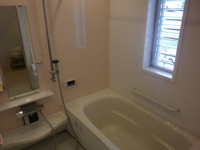 Bathroom. It is with a bathroom drying heater.