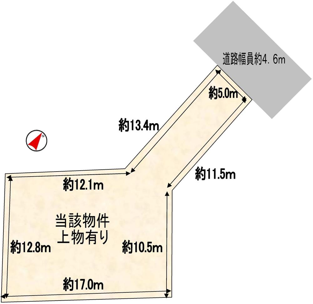 Compartment figure. Land price 53,800,000 yen, Land area 275.14 sq m