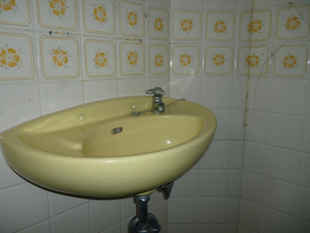 Wash basin, toilet