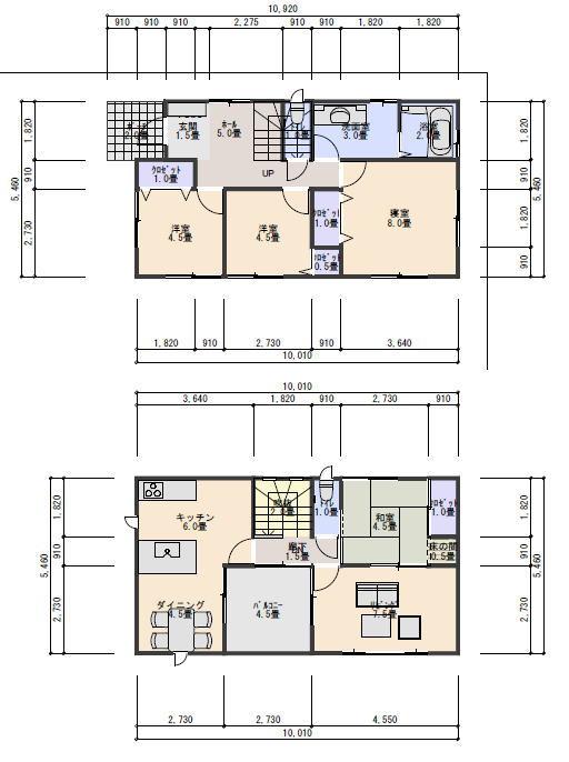 Floor plan. 46,800,000 yen, 4LDK, Land area 253.26 sq m , Building area 107.65 sq m reference floor plan