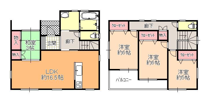 Other building plan example. Building plan example (C No. land) Building Price     15 million yen, Building area 93.95 sq m
