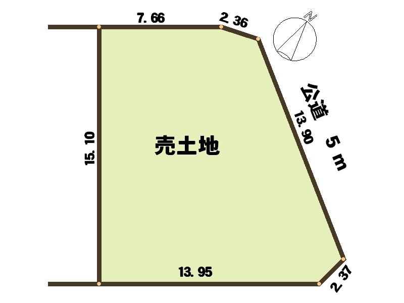 Compartment figure. Land price 15.8 million yen, Land area 194.03 sq m