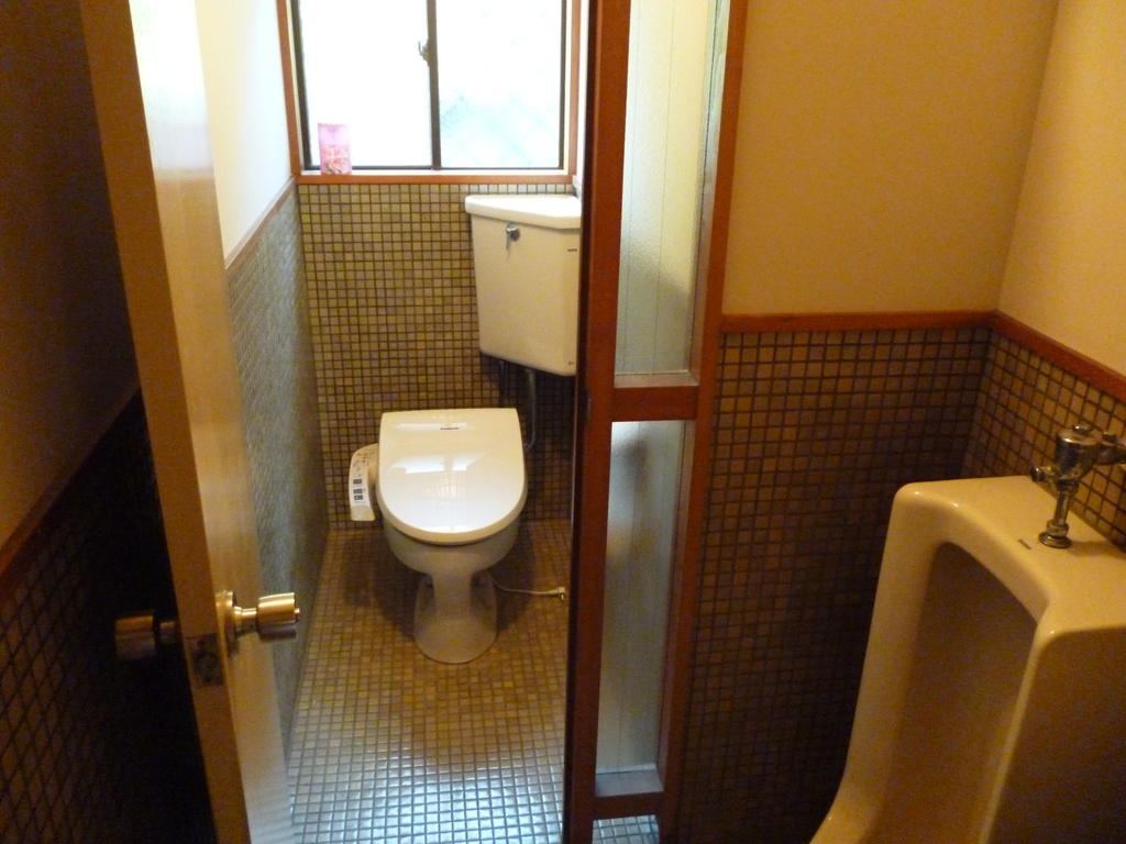 Toilet. Toilet is wide