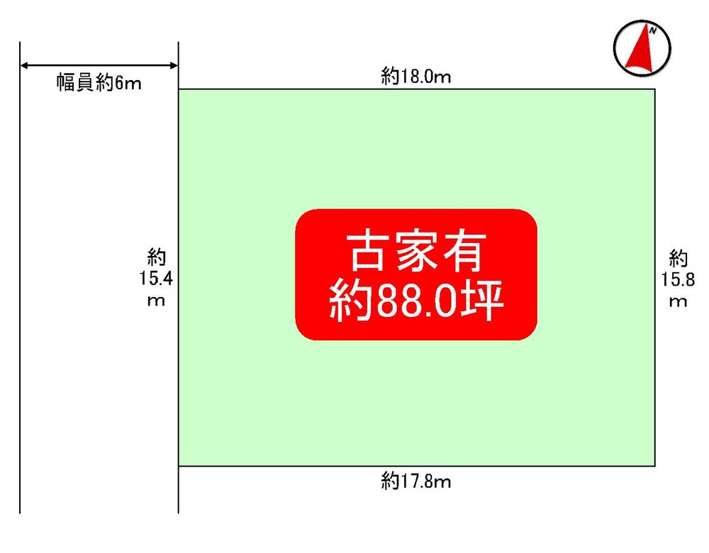 Compartment figure. Land price 49,800,000 yen, Land area 291.01 sq m