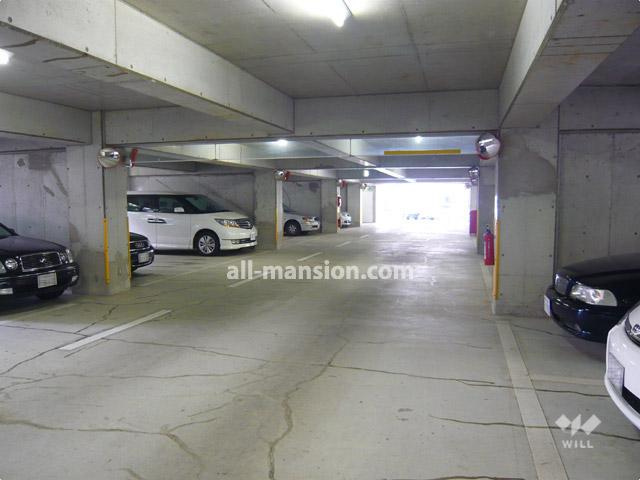 Parking lot. Self-propelled multi-storey car park