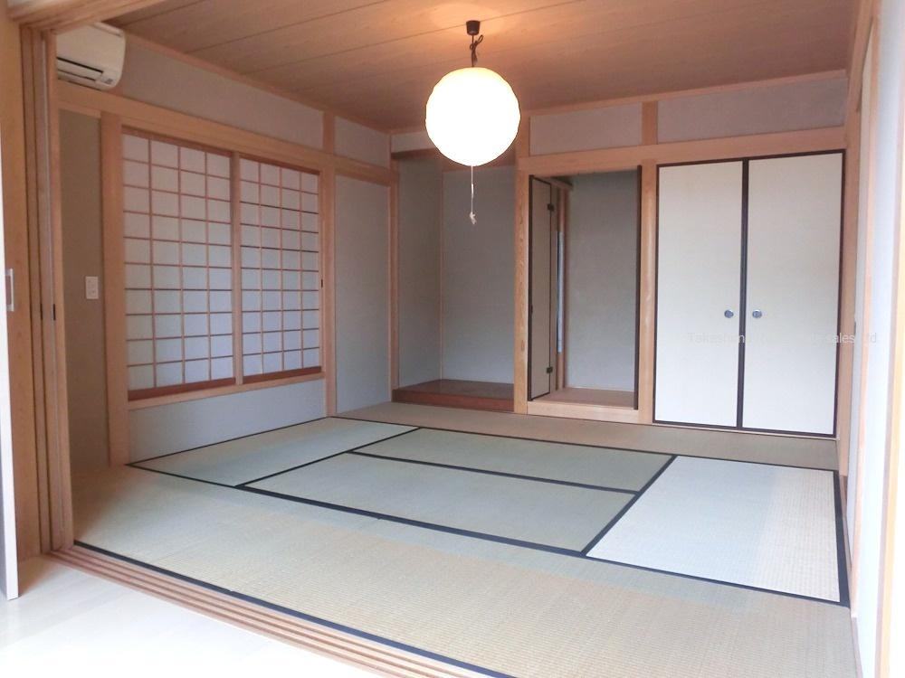 Non-living room. Japanese-style room is located 8 pledge, Alcove, Hiroen, There is also have emotional Doma.