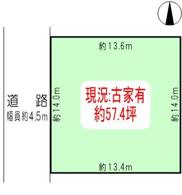 Compartment figure. Land price 20.8 million yen, Land area 189.83 sq m
