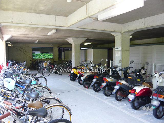 Other common areas. Bike yard and parking lot