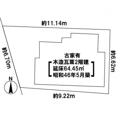 Compartment figure. Land price 13.5 million yen, Land area 66.67 sq m