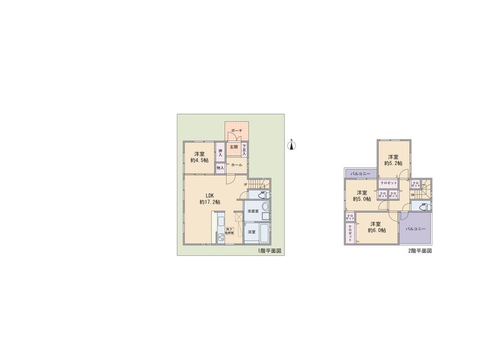 Floor plan. 27,800,000 yen, 4LDK, Land area 101.87 sq m , Building area 95.99 sq m