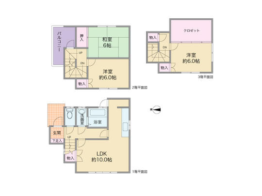 Floor plan. 13.8 million yen, 3LDK + S (storeroom), Land area 99.17 sq m , Building area 81.01 sq m