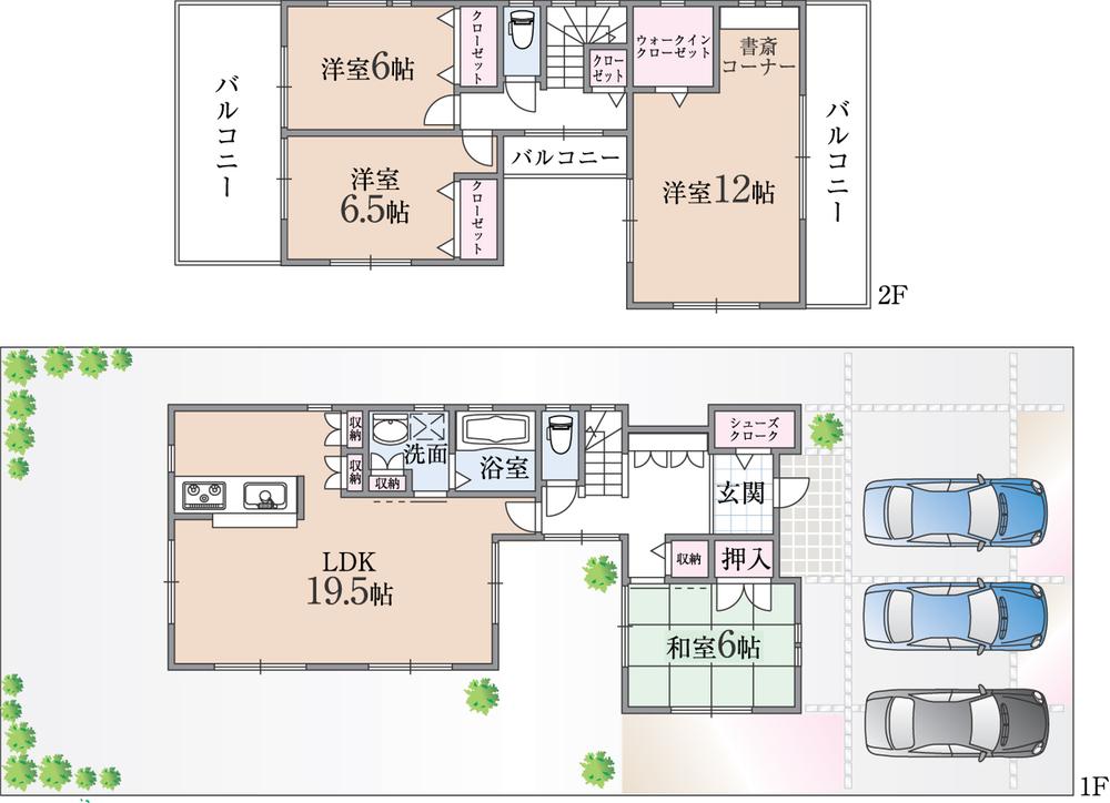 Building plan example (floor plan). Reference building plan example (building area 118.66 sq m) There is no building conditions