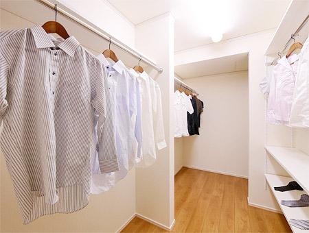 Receipt.  [No. 7 land ・ Model house]  Be okay in person put away is not good in the main bedroom, Spacious walk-in closet with! It can be seasonal as well at once housed