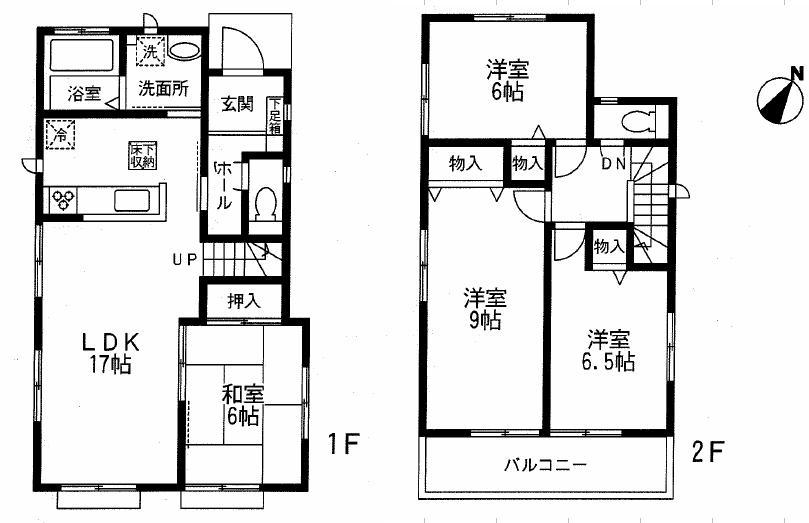Floor plan. (B Building), Price 20.8 million yen, 4LDK, Land area 150.22 sq m , Building area 101.02 sq m