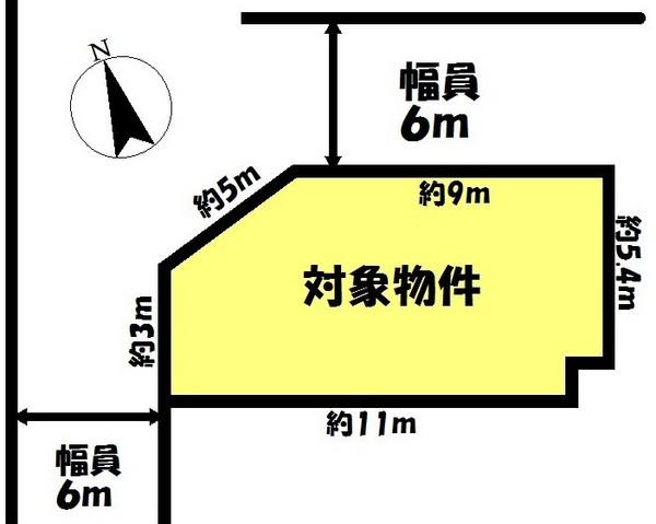 Compartment figure. Land price 4.6 million yen, Land area 76.22 sq m