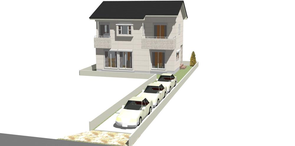 Building plan example (Perth ・ appearance). Building plan example (B No. land) Building Price 1.64 million yen, Building area 98.82 sq m