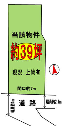 Compartment figure. Land price 5.5 million yen, Land area 130.55 sq m