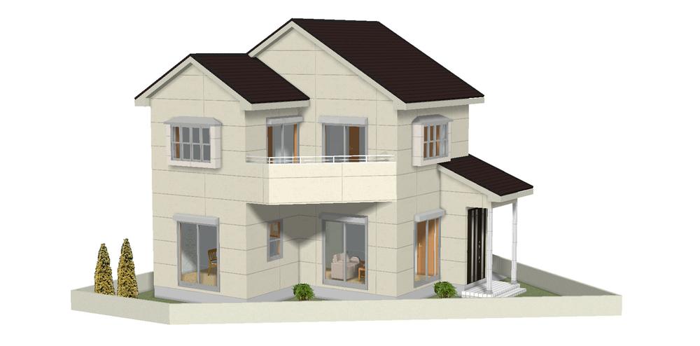 Building plan example (Perth ・ appearance). Building plan example Building price 14.4 million yen, Building area 85.86 sq m