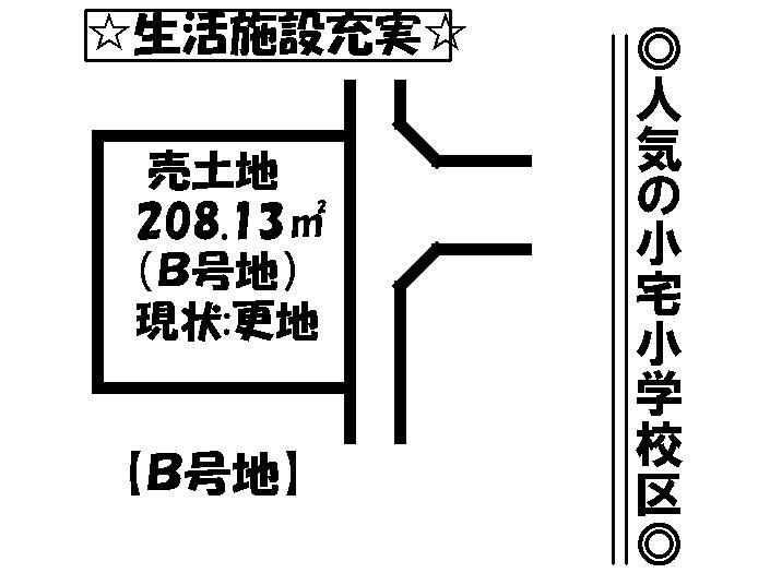Compartment figure. Land price 12,180,000 yen, Land area 208.13 sq m