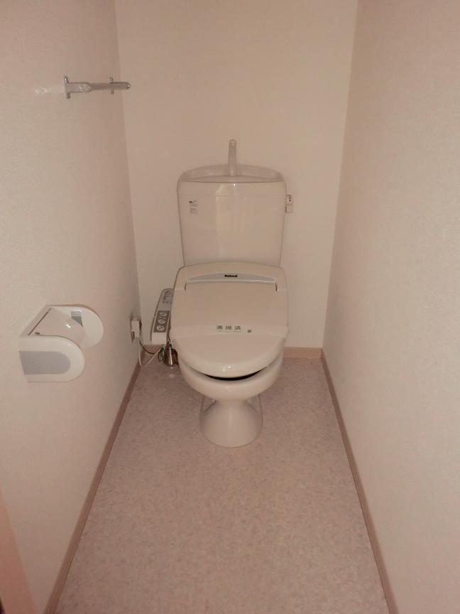 Toilet. With cleaning toilet seat!