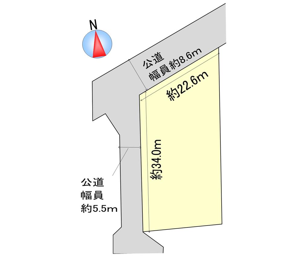 Compartment figure. Land price 24,800,000 yen, Land area 759.29 sq m