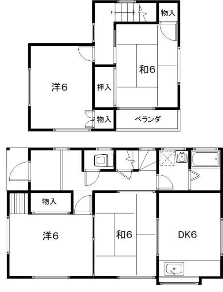 Floor plan. 11 million yen, 4DK, Land area 125.31 sq m , Building area 75.33 sq m