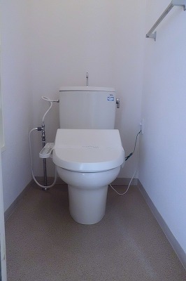 Toilet. Warm water washing toilet seat (the same type)