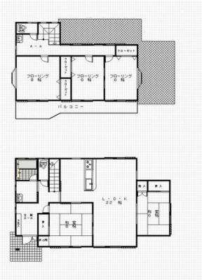 Floor plan. 14.9 million yen, 5LDK, Land area 228 sq m , Building area 135.8 sq m