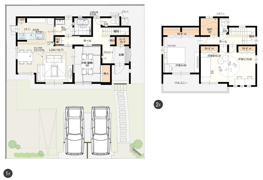 Floor plan. Tochigi of real estate to Grandy House