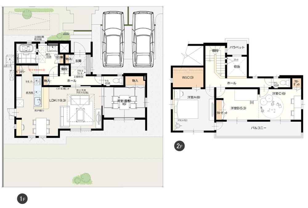 Floor plan. Tochigi of real estate to Grandy House