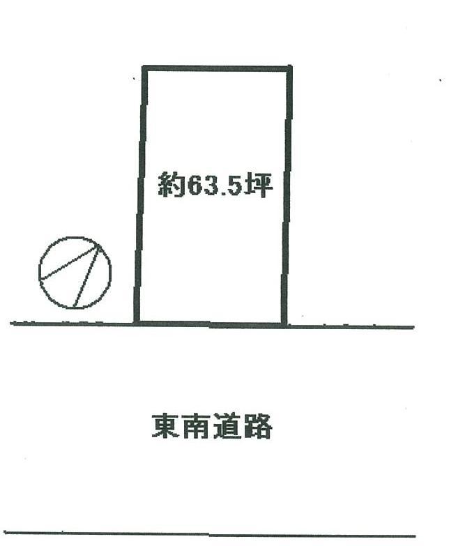 Compartment figure. Land price 5.8 million yen, Land area 210 sq m compartment view