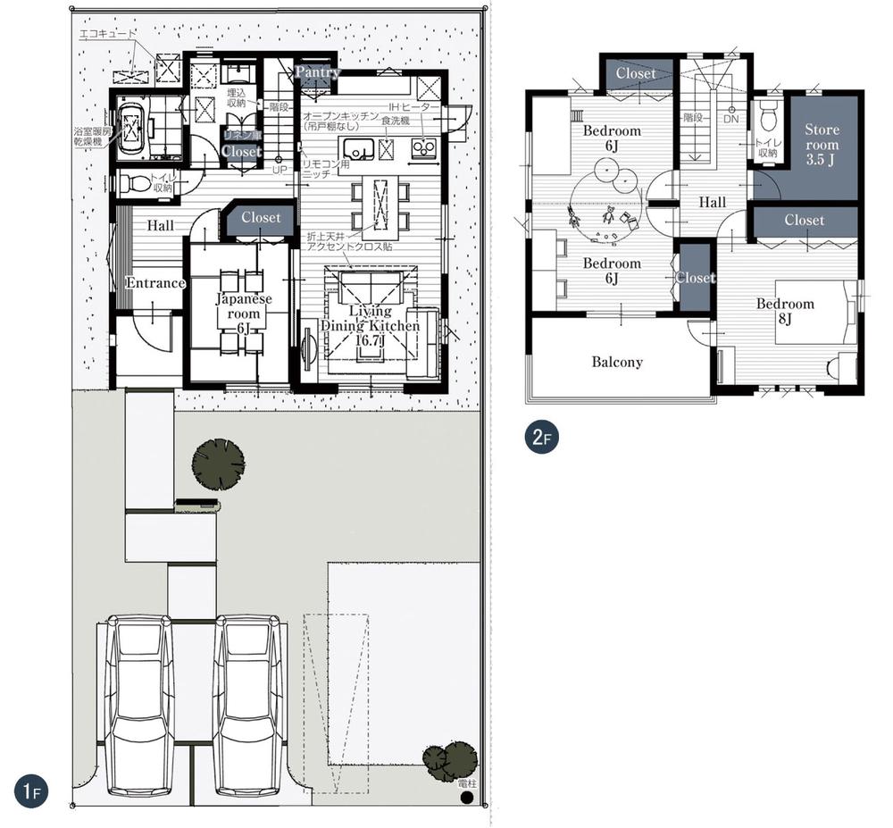Floor plan. (7 Building), Price 28.8 million yen, 3LDK+S, Land area 200.4 sq m , Building area 115.51 sq m
