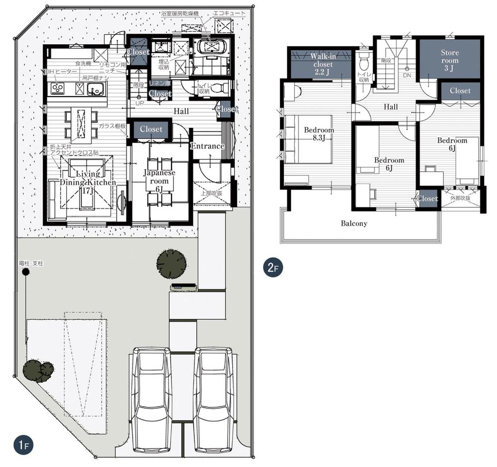 Floor plan. (5 Building), Price 28,900,000 yen, 4LDK+S, Land area 197.72 sq m , Building area 115.65 sq m