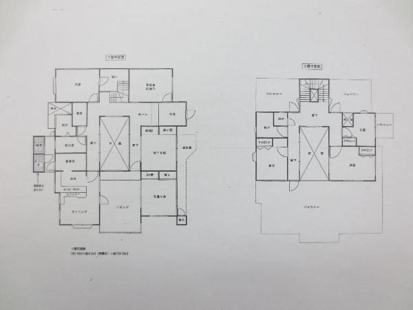 Floor plan. 41,800,000 yen, 8LDK + S (storeroom), Land area 694.87 sq m , Building area 285.6 sq m currently under renovation. Big one room one room is, This house was built stuck. Nante house, which is also the courtyard, I'm rarely