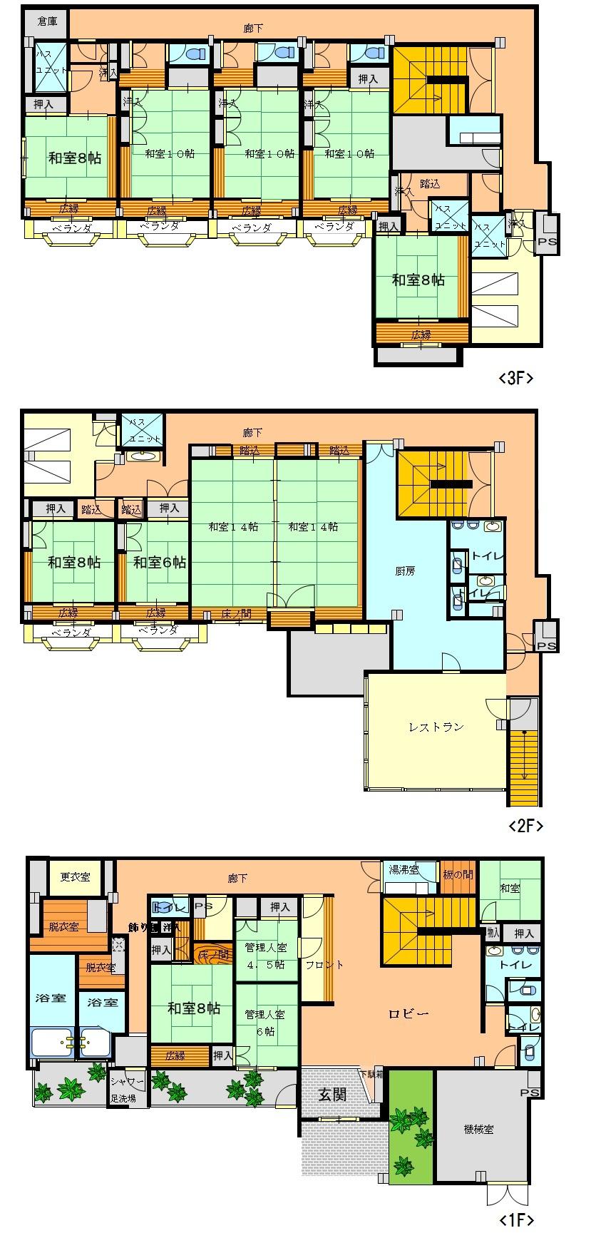 Floor plan. 35 million yen, 14LDK, Land area 560.11 sq m , Building area 761.14 sq m