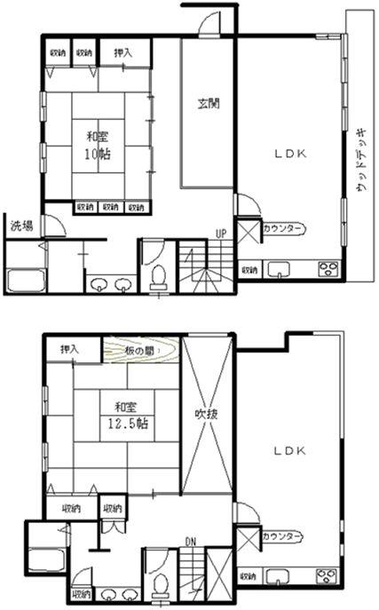 Floor plan. 35 million yen, 1LDK, Land area 386 sq m , Building area 194.99 sq m