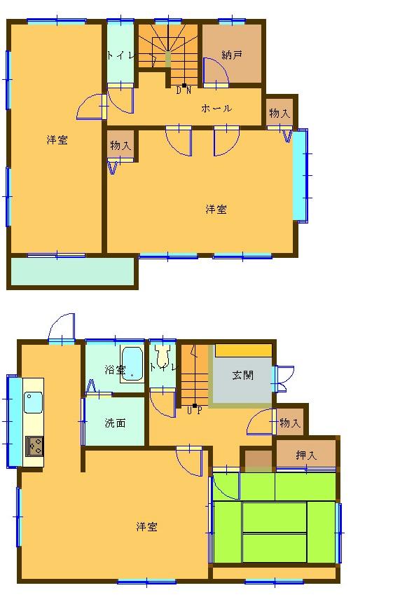 Floor plan. 19,800,000 yen, 3LDK, Land area 209.19 sq m , It will be building area 113.66 sq m floor plan