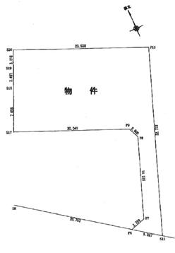 Compartment figure. Land price 25,500,000 yen, Land area 397 sq m