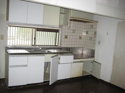 Kitchen. Because the old type of kitchen, It is scheduled to replace the new system Kitchen. 