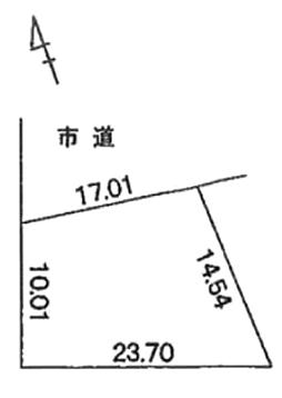 Compartment figure. Land price 4.8 million yen, Land area 265.94 sq m