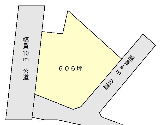 Compartment figure. Land price 57 million yen, Land area 2,005 sq m