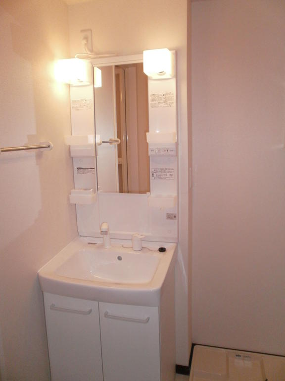 Washroom. Shampoo dresser with separate wash basin