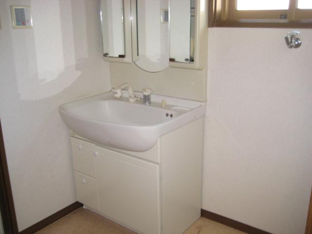 Wash basin, toilet. Wash basin is the exchange plans to type that with a new shower head.