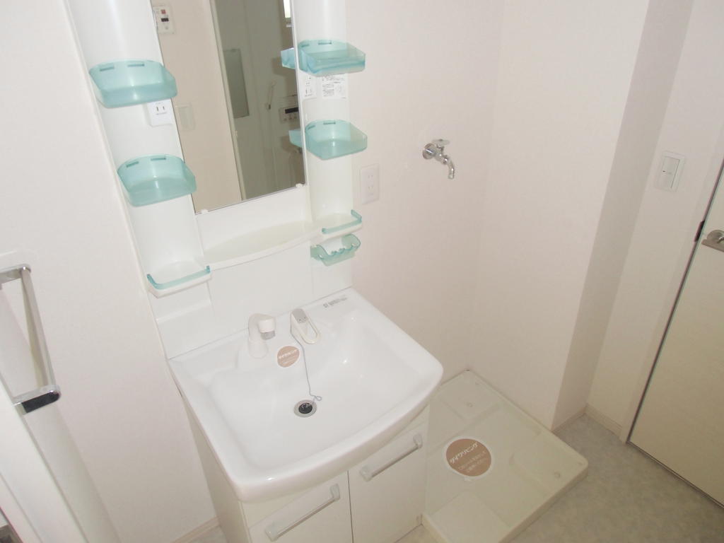 Washroom. Wash basin and shampoo dresser