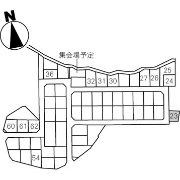 Compartment figure. Land price 8.84 million yen, Land area 233.57 sq m