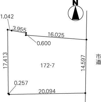 Compartment figure. Land price 14.7 million yen, Land area 323.2 sq m