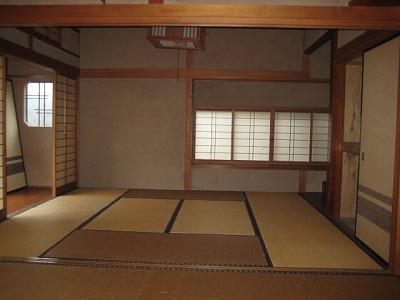 Non-living room. Tatami mat replacement ・ cross ・ ceiling ・ Sliding door ・ Shoji is scheduled to re-cover.