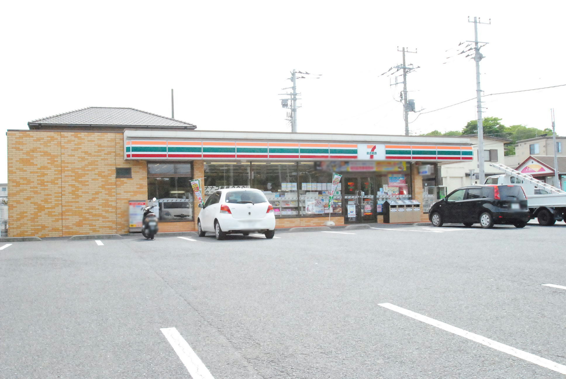 Convenience store. Seven-Eleven Hitachi Kuji-cho 6-chome up (convenience store) 407m