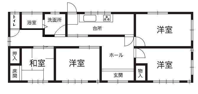 Floor plan. 16.8 million yen, 5K, Land area 473.63 sq m , It is a building area of ​​112.62 sq m floor plan. Many Number of rooms, It has become a spacious floor plan. But is a one-story, It is very luxurious structure! 