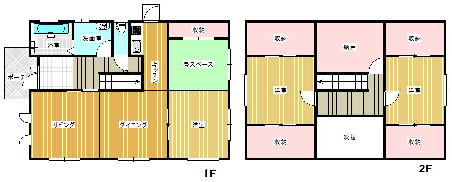 Floor plan. 27.5 million yen, 3LDK, Land area 331.8 sq m , Building area 130 sq m